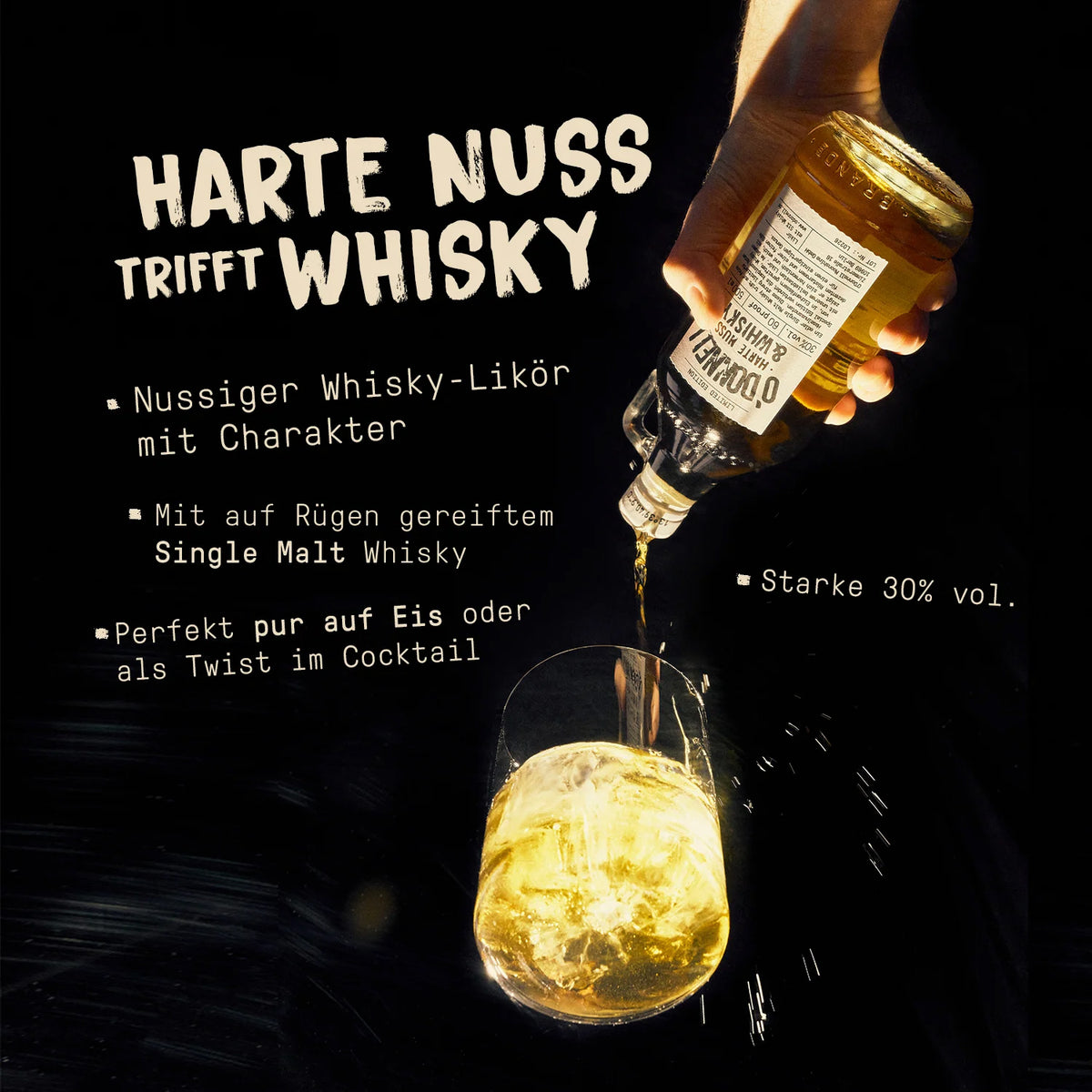 Whisky / Harte Nuss