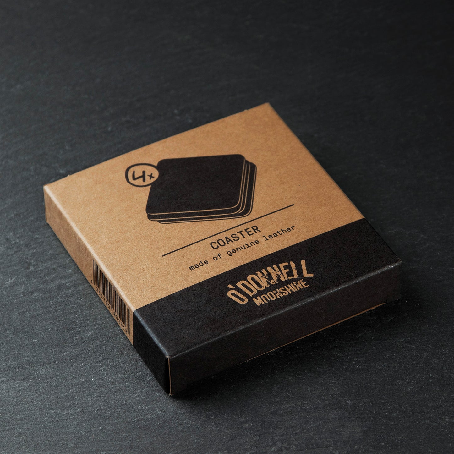 Leder Coaster Set (4 Stück)